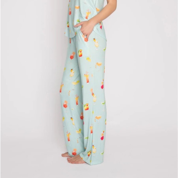 NWT PJ Salvage Let's Sip On It Pants Sz XL - Picture 2 of 2